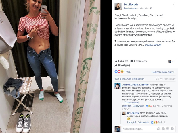 Blogerka Dr Lifestyle ostro krytykuje popularne sieciówki: „Dla kogo Wy to szyjecie”?
