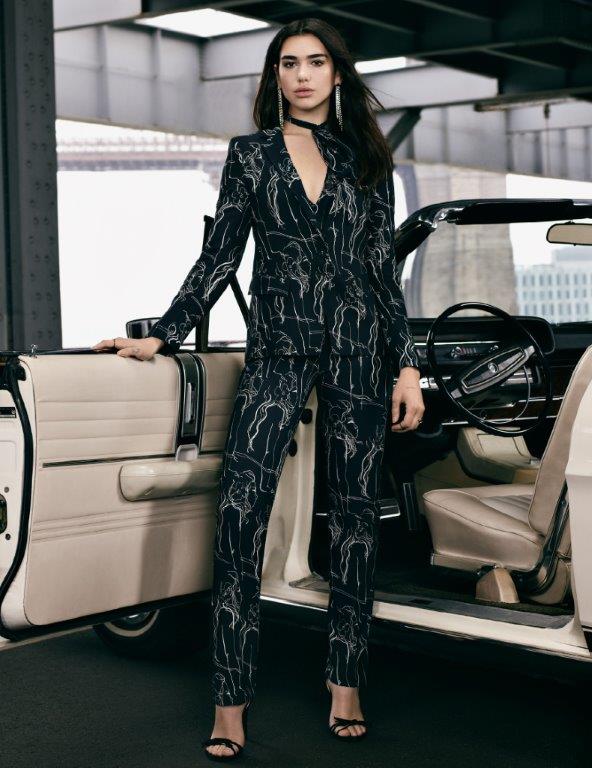 Dua Lipa w kampanii Patrizia Pepe jesień-zima 2017/18