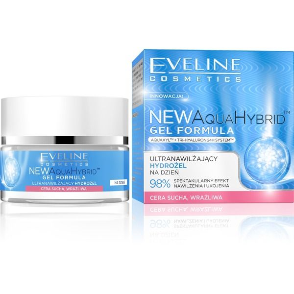 New Aqua Hybrid Gel Formula ultranawilżający hydrożel na dzień, cera sucha i wrażliwa