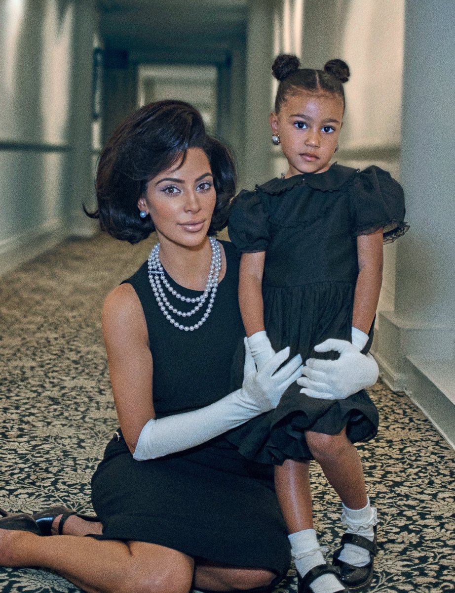 Kim Kardashian West jako Jackie Kennedy w sesji dla „Interview Magazine”