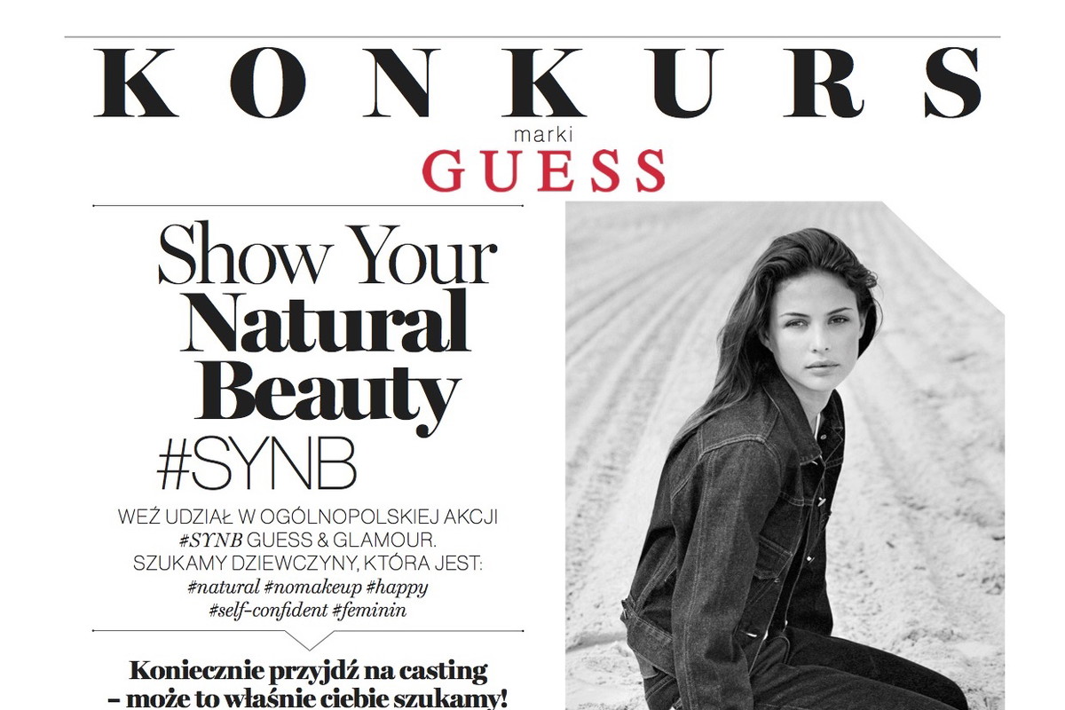 Konkurs GUESS i Glamour - Show Your Natural Beauty