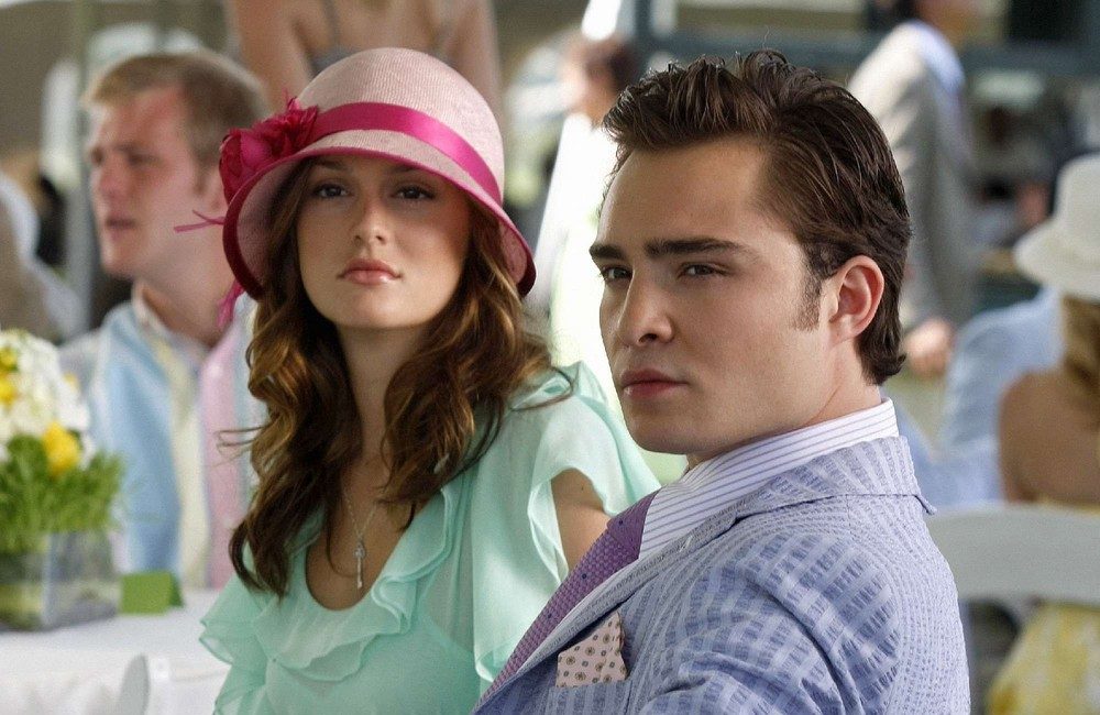 Chuck Bass i Blair Waldorf, czyli Ed Westwick i Leighton Meester na planie serialu „Plotkara”