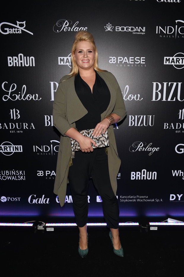 Gwiazdy na pokazie kolekcji Bizuu jesień-zima 2017/2018 - Elżbieta Romanowska