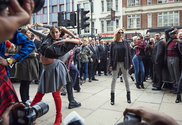 Kate Moss na otwarciu flagowego salonu Reserved w Londynie