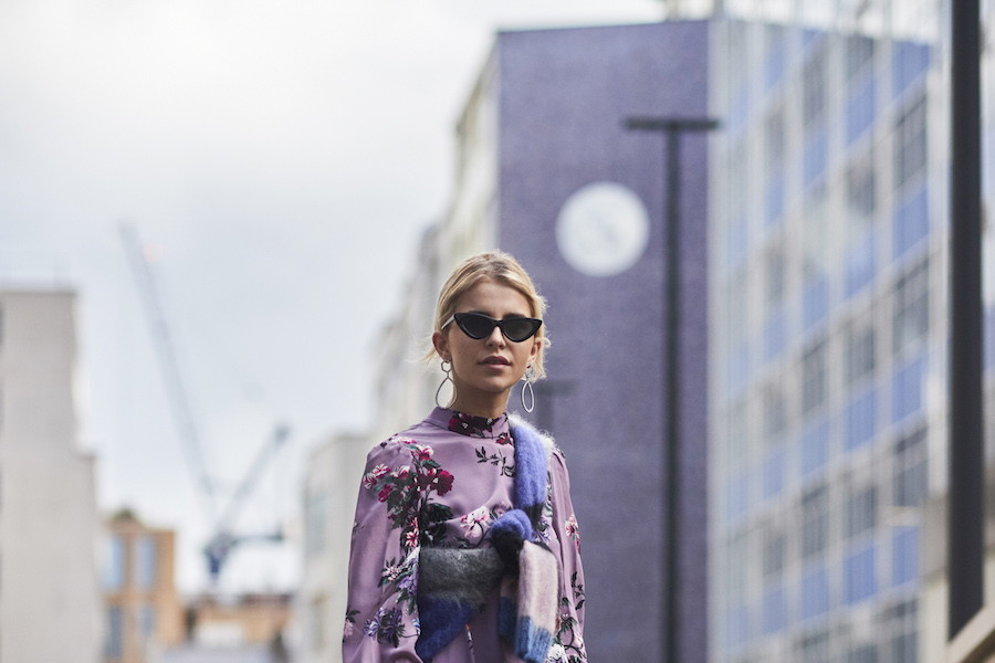 Moda uliczna na London Fashion Week wiosna-lato 2018