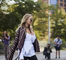 Street style na Nowojorskim Tygodniu Mody