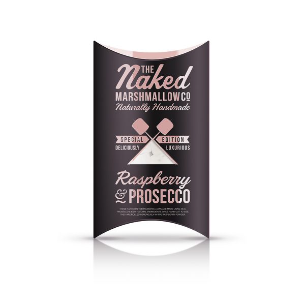 Marshmallows o smaku malin i prosecco