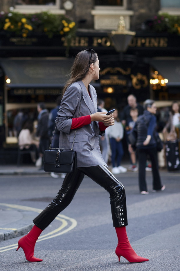 Moda uliczna na London Fashion Week wiosna-lato 2018