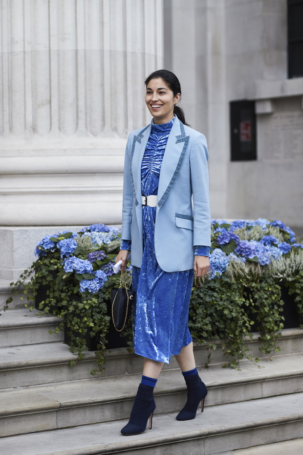 Moda uliczna na London Fashion Week wiosna-lato 2018
