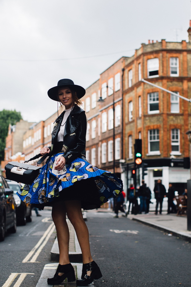 Moda uliczna na London Fashion Week wiosna-lato 2018