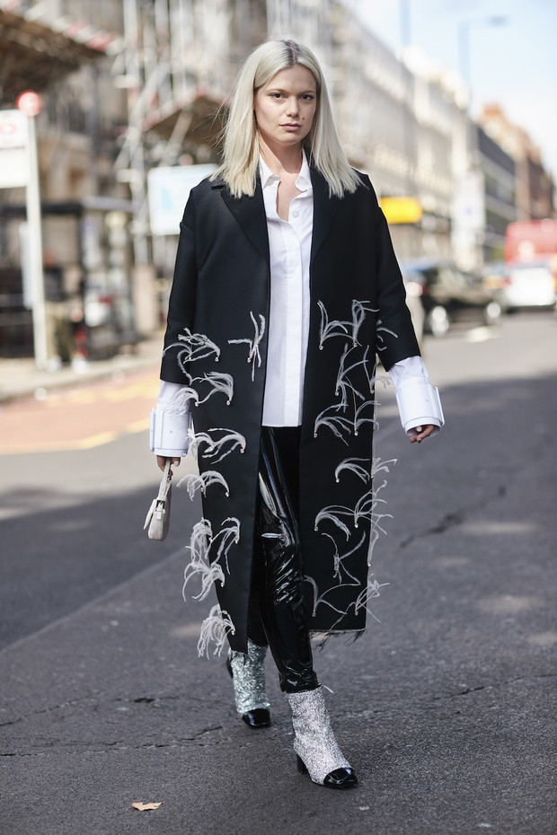 Moda uliczna na London Fashion Week wiosna-lato 2018