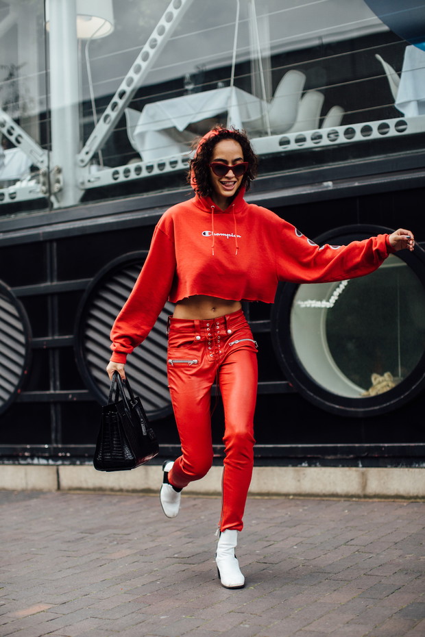 Moda uliczna na London Fashion Week wiosna-lato 2018