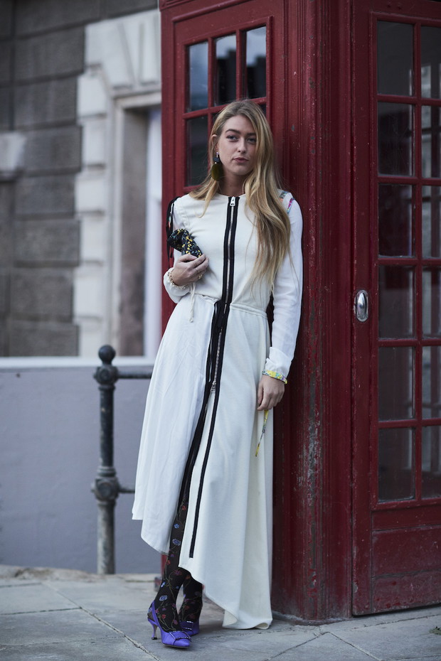 Moda uliczna na London Fashion Week wiosna-lato 2018