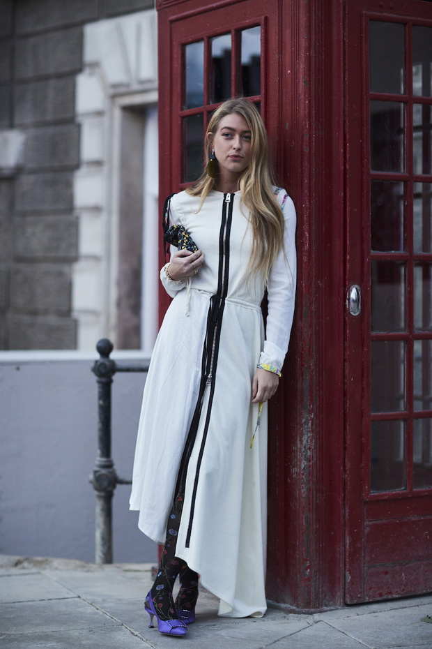 Moda uliczna na London Fashion Week wiosna-lato 2018