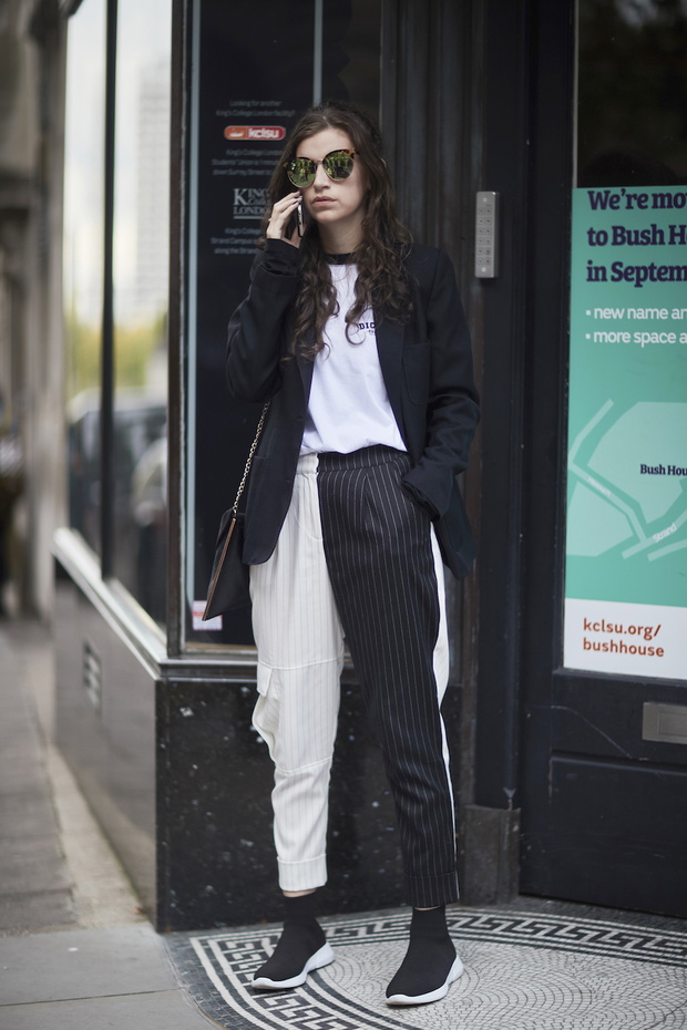 Moda uliczna na London Fashion Week wiosna-lato 2018