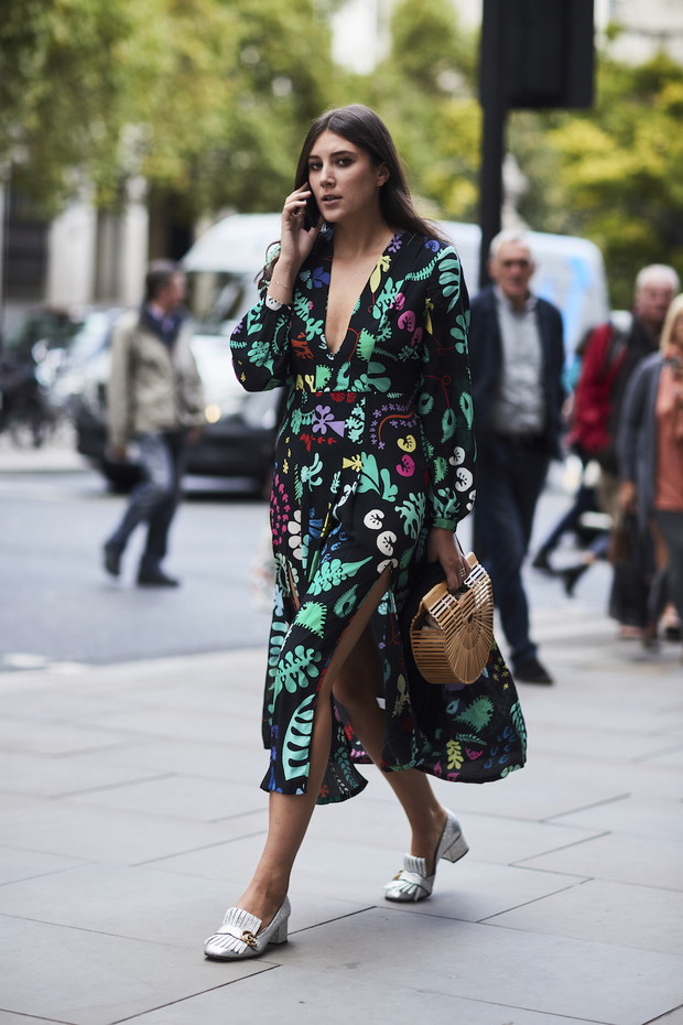 Moda uliczna na London Fashion Week wiosna-lato 2018