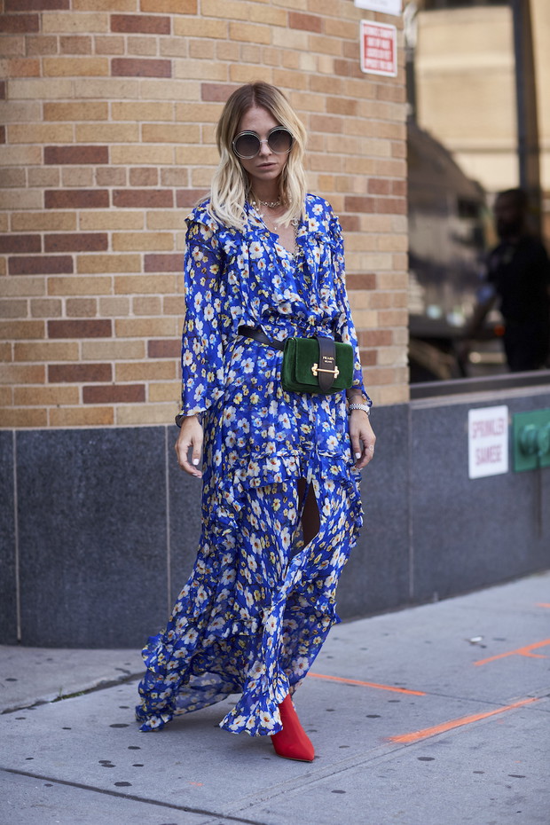 Moda uliczna New York Fashion Week wiosna-lato 2018
