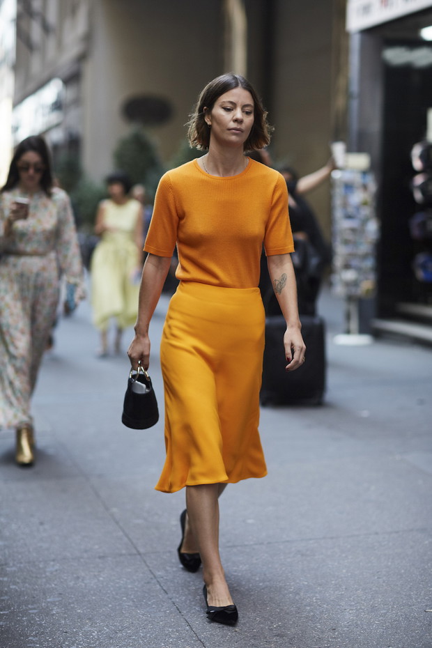 Moda uliczna New York Fashion Week wiosna-lato 2018