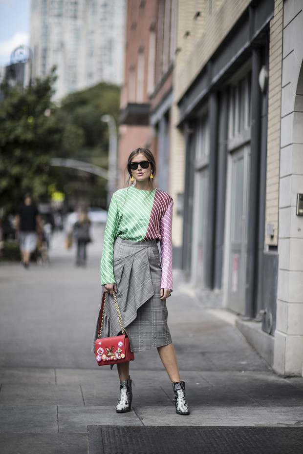 Moda uliczna New York Fashion Week wiosna-lato 2018