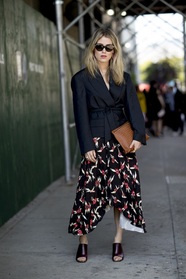Moda uliczna New York Fashion Week wiosna-lato 2018