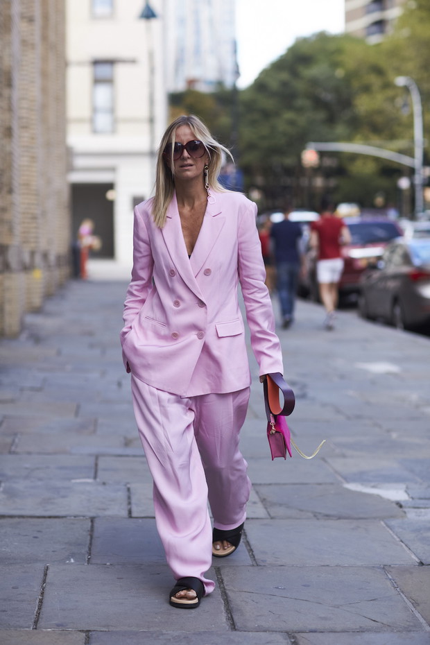 Moda uliczna New York Fashion Week wiosna-lato 2018