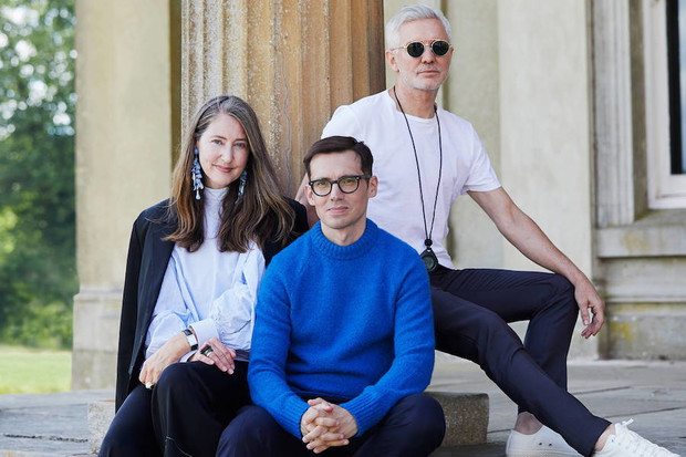 Ann-Sofie Johansson, projektant Erdem Moralioglu i reżyser Baz Luhrmann