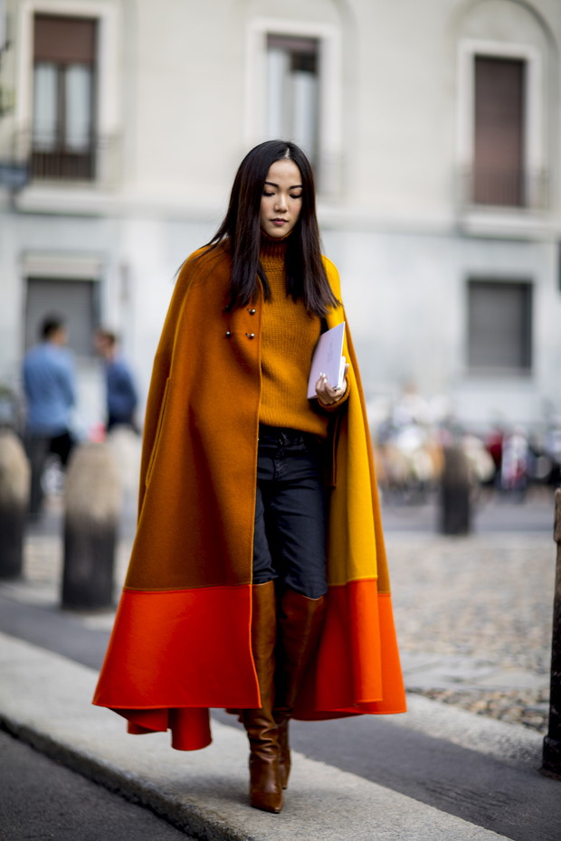 Moda uliczna Milan Fashion Week wiosna-lato 2018