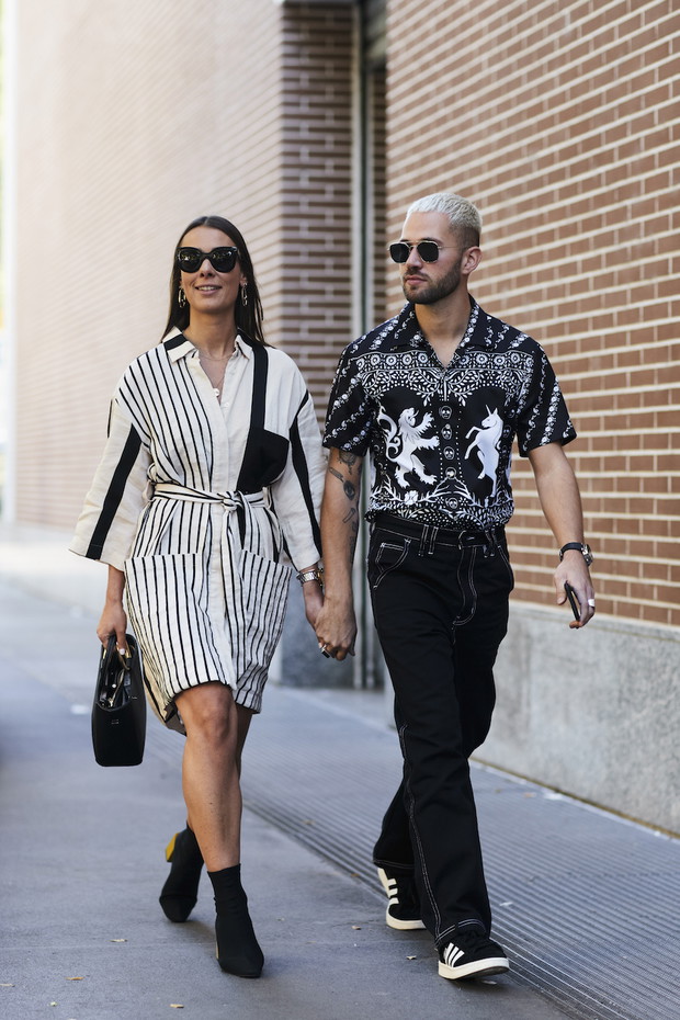 Moda uliczna Milan Fashion Week wiosna-lato 2018