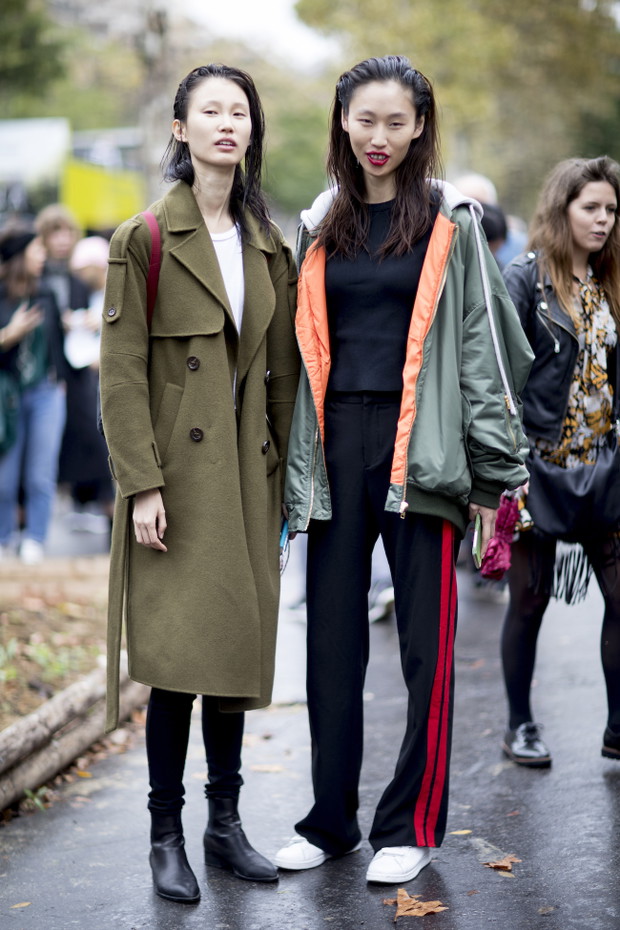 Moda uliczna na Paris Fashion Week wiosna lato 2018