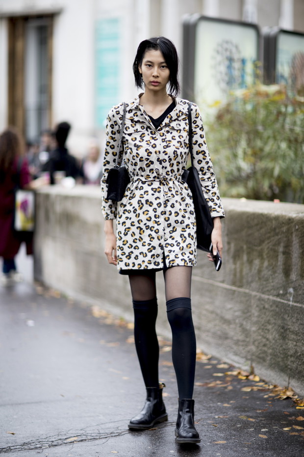 Moda uliczna na Paris Fashion Week wiosna lato 2018