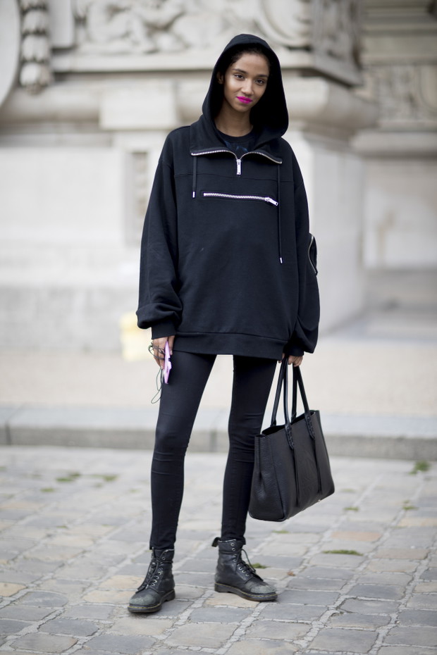 Moda uliczna na Paris Fashion Week wiosna lato 2018