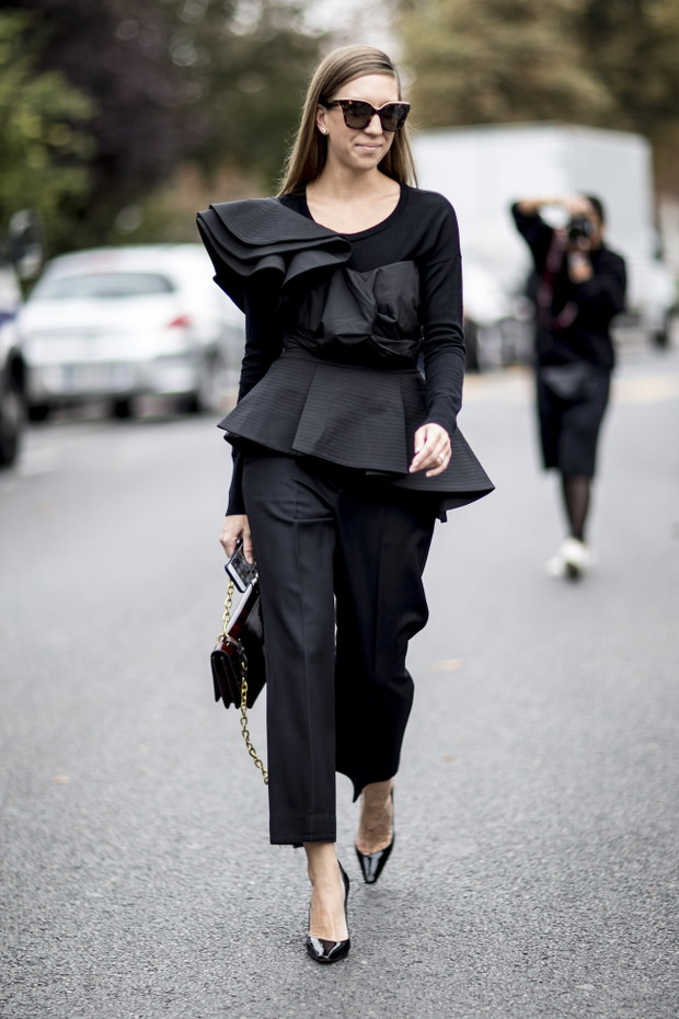 Moda uliczna na Paris Fashion Week wiosna lato 2018