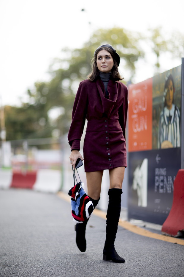 Moda uliczna na Paris Fashion Week wiosna lato 2018