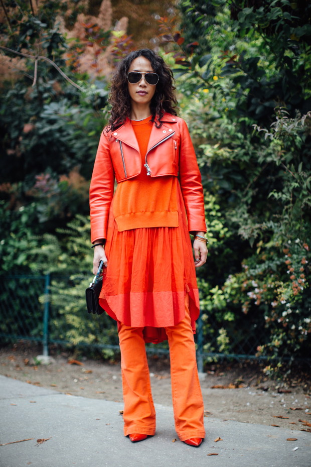 Moda uliczna na Paris Fashion Week wiosna lato 2018