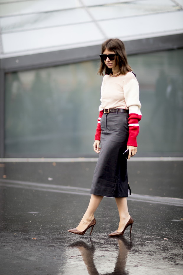 Moda uliczna na Paris Fashion Week wiosna lato 2018