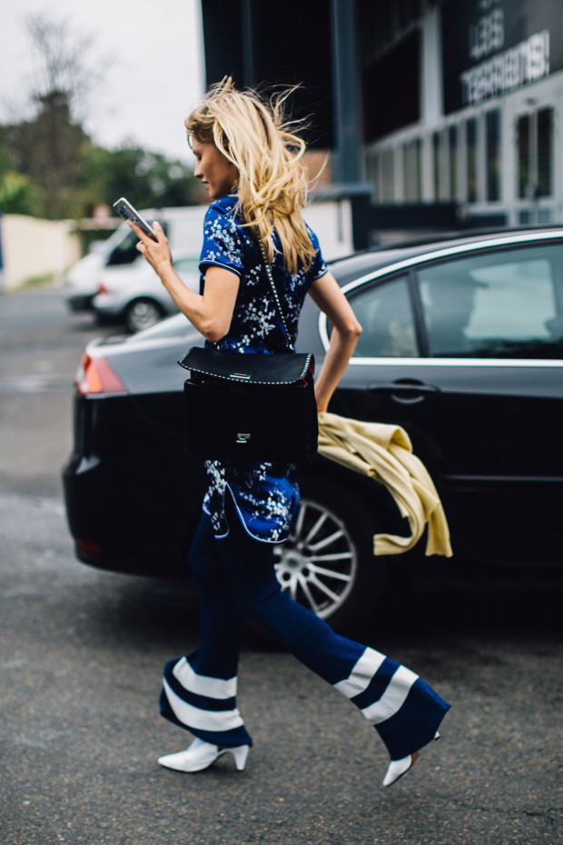 Moda uliczna na Paris Fashion Week wiosna lato 2018