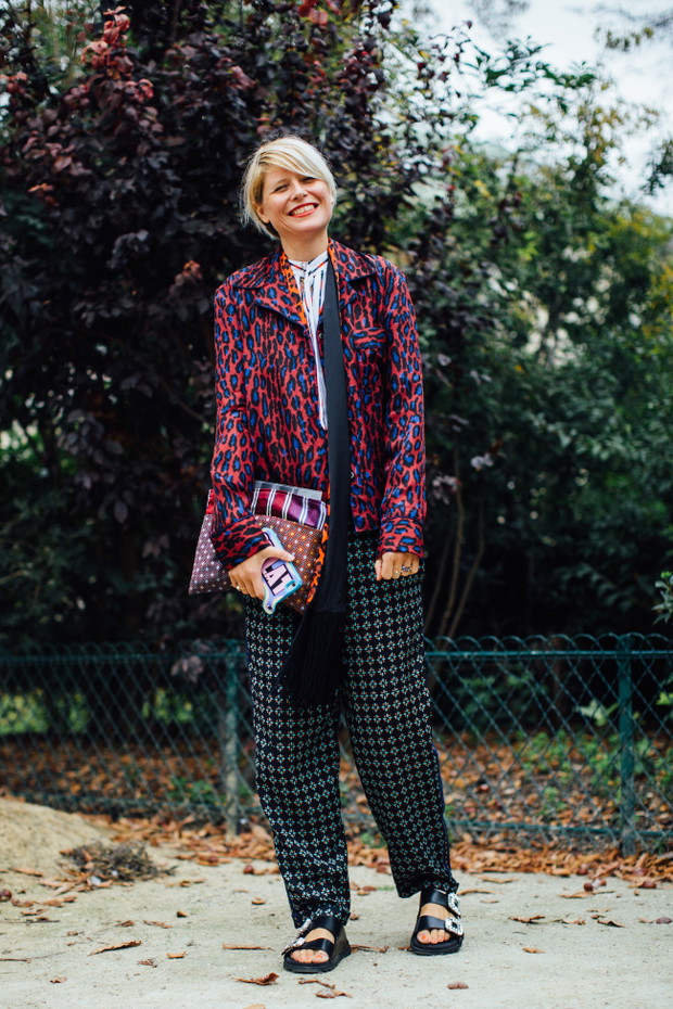 Moda uliczna na Paris Fashion Week wiosna lato 2018