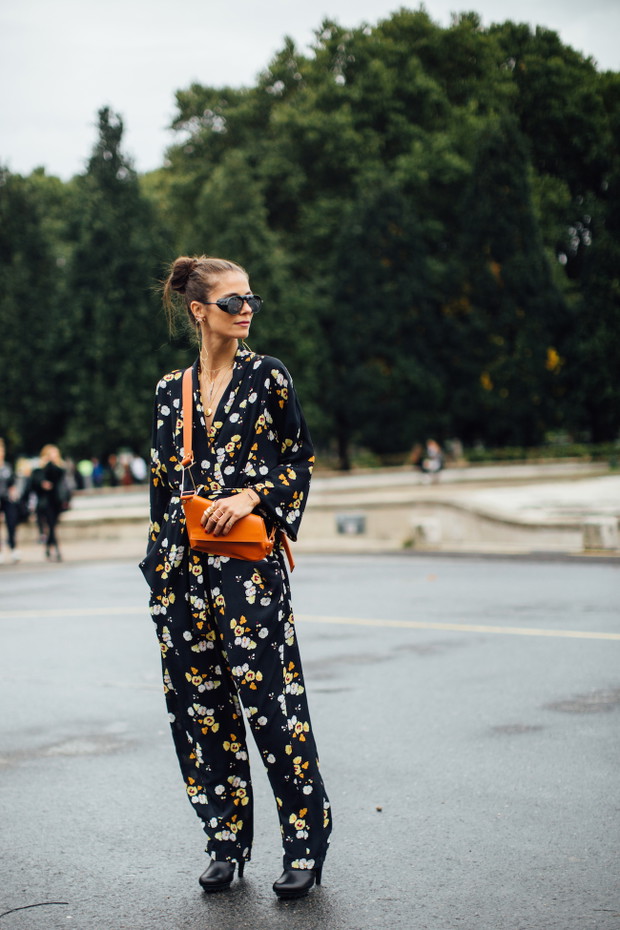 Moda uliczna na Paris Fashion Week wiosna lato 2018
