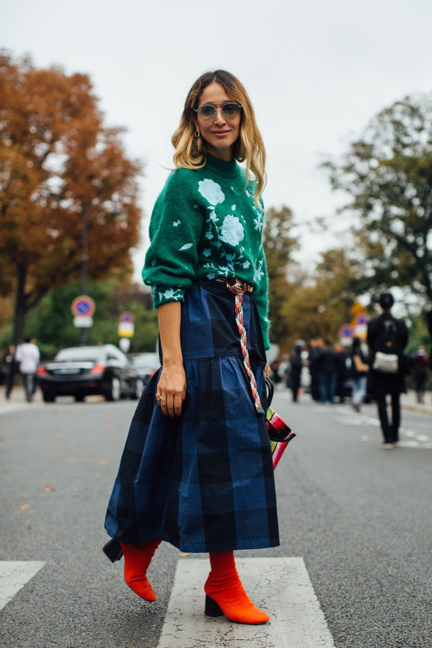 Moda uliczna na Paris Fashion Week wiosna lato 2018