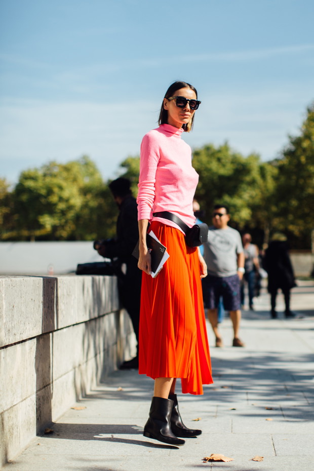Moda uliczna na Paris Fashion Week wiosna lato 2018