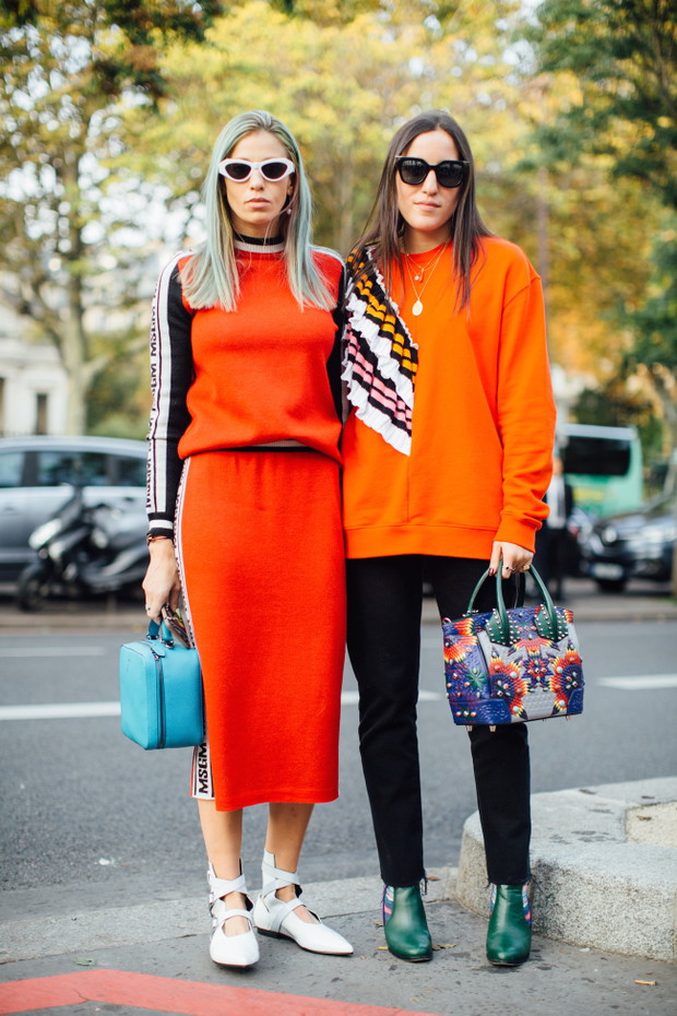 Moda uliczna na Paris Fashion Week wiosna lato 2018