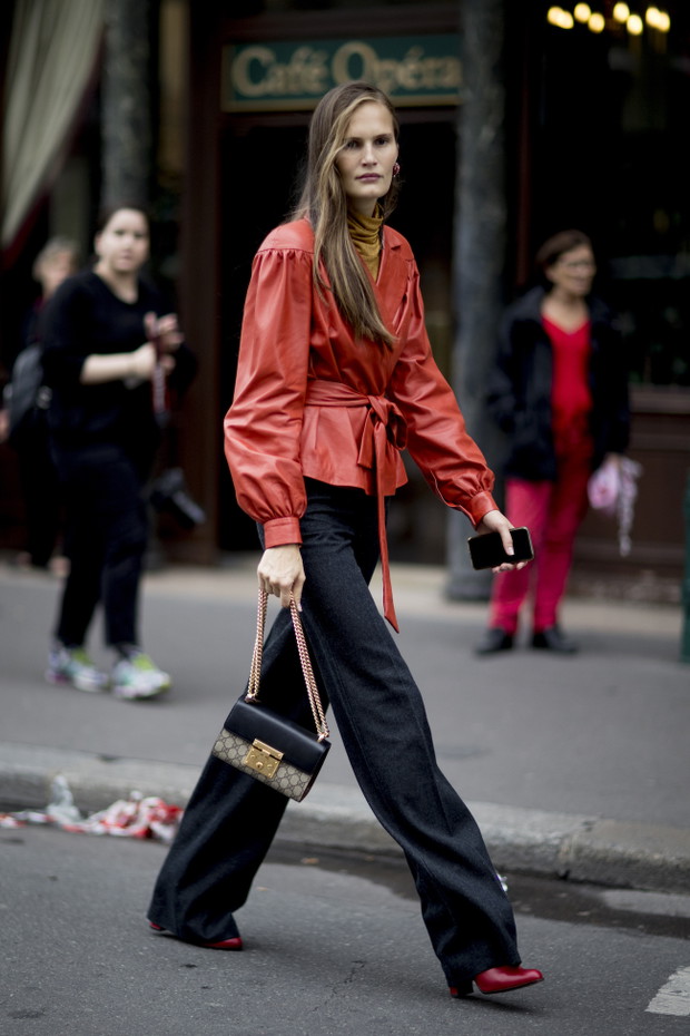 Moda uliczna na Paris Fashion Week wiosna lato 2018