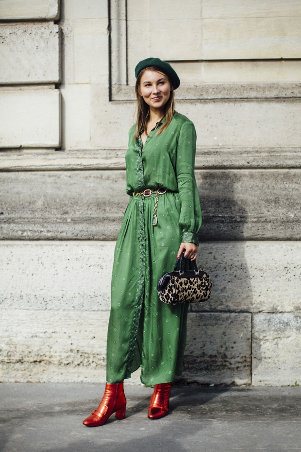 Moda uliczna na Paris Fashion Week wiosna lato 2018
