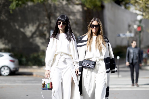 Moda uliczna na Paris Fashion Week wiosna lato 2018