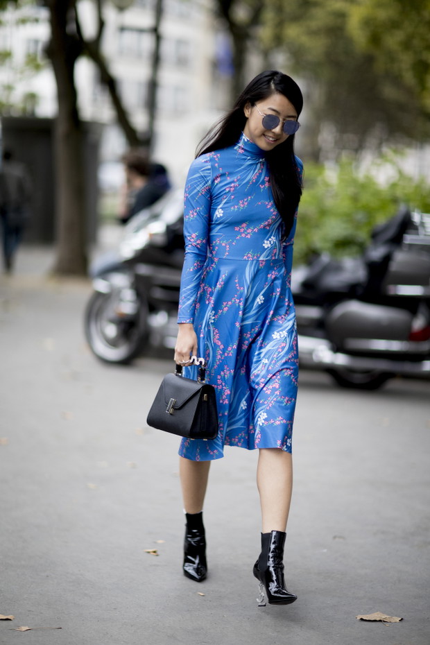 Street style na Paris Fashion Week wiosna lato 2018 - najlepsze ujęcia