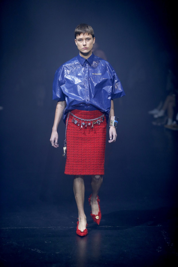 Balenciaga - projekty z kolekcji wiosna-lato 2018