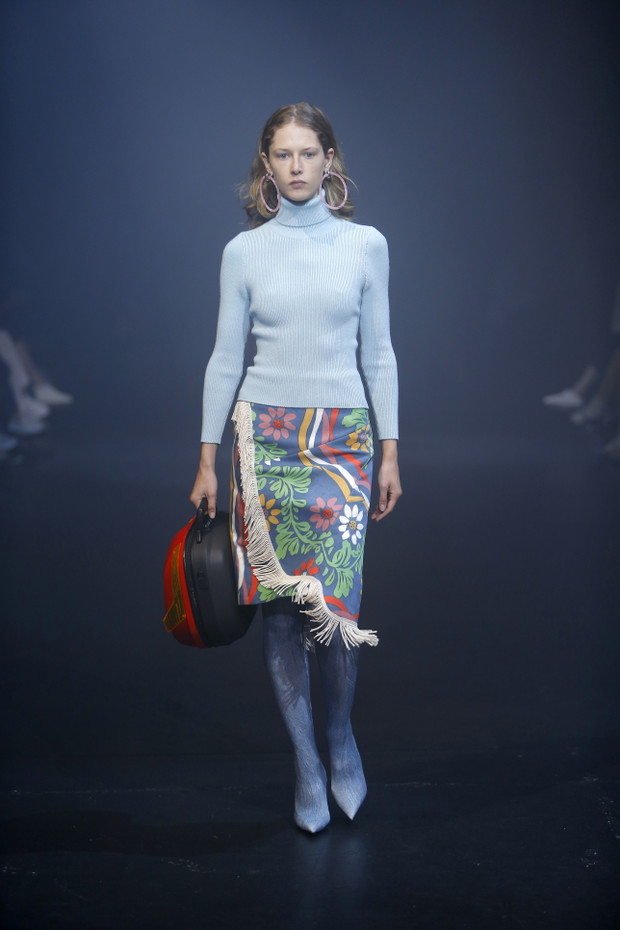 Balenciaga - projekty z kolekcji wiosna-lato 2018