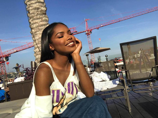 Ryan Destiny w koszulce Misbhv