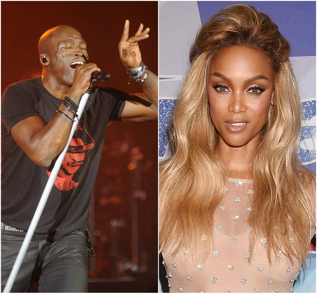Seal i Tyra Banks