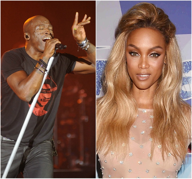 Seal i Tyra Banks